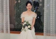 '나는 솔로' 11기 옥순, 모태솔로 탈출→결혼 발표 후 웨딩 드레스 자태 화제