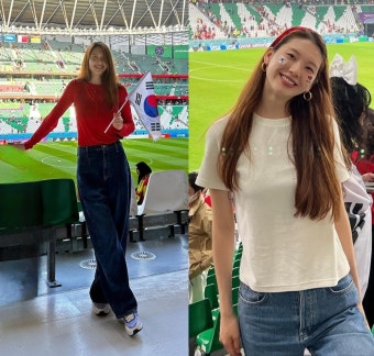 '김승규와 결혼' 김진경, 이때부터였나…카타르 월드컵 직관 재조명