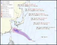 13호 태풍 버빙카, 괌→일본 오키나와→대만 간다…이동 경로 보니