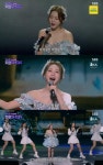 우아한 무대 속 단 한 소절…홍지윤, 더 트롯쇼 인 재팬서 국악 트로트→일본 환호