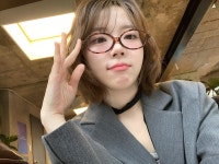 동글동그리…하은, 안경 속 봄날→차분한 여운