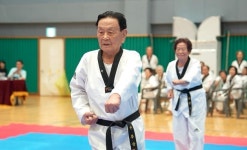 101세 품새 시연…한종상, 실버태권도 페스티벌→기립박수