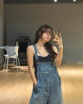 연습 끝! 일요일에 봐요…벤, 거울 앞 여유→데님 스타일 포착