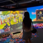 문화생활. 이렇게 즐기는거 아닝가…정효빈, 자유로움 가득→빛으로 물든 순간