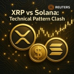 리플 XRP, 솔라나 기술 패턴 격돌