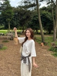 힐링 그 자체였던 순간…이유정, 제주 목장 산책→초여름 여운