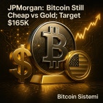 JP모건 비트코인 금 대비 저평가…목표 16만5천달러