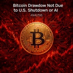 비트코인 조정, 미국 셧다운·AI 버블 탓 아니라는 분석…과도한 레버리지와 유동성 둔화가 핵심