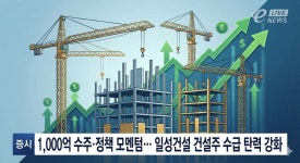 [분석] 1,000억 수주·정책 모멘텀… 일성건설 건설주 수급 탄력 강화