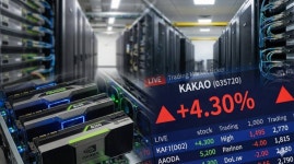 '정부 GPU 조기 구축' 카카오, 4%대 강세… AI 인프라·구조조정 기대감