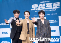 [HD포토] 허성태-오정세-신하균, '지천명 아이돌 데뷔' (오십프로 제작발표회)