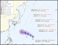 제18호 태풍 사우델 24시간 내 발생 예상…24일 강도 3