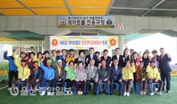울산 남구, 태화강둔치 게이트볼장 인조잔디 교체