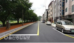 울산 울주군, 온산 덕신시가지 강변도로 정비공사 완료