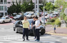 이종찬 울산남구의회 복지건설위원장, 교통사고 민원 현장 방문