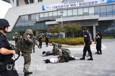 동서발전, 14개 기관 300여 명 참여한 합동 실제훈련 실시