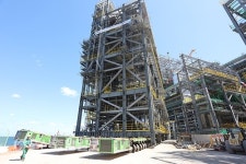 대림산업, 국내 최대 규모 플랜트 모듈 설치