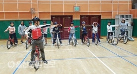 울산 온양초, 100여 명 대상 찾아가는 자전거 안전교실 성료