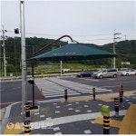 울산 울주군, 가로수 없는 횡단보도에 그늘막 설치