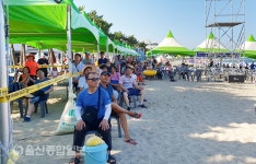 시원하게 외치는 시민들의 함성, 2018 울주진하해변축제 개최