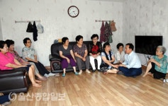 황세영 울산시의회 의장, 중구 경로당 무더위쉼터 방문