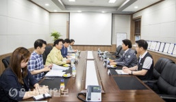 이동권 울산 북구청장, 중소기업 (주)신화테크 현장 방문
