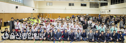 이동권 울산 북구청장, 북구청장배 태권도 품새 한마당 대회 참석