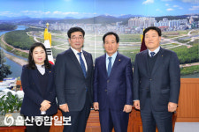 HN농협은행 전임신임 울산영업본부장, 울산시의회 내방