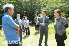 정천석 울산 동구청장, 신규 마을기업 현장방문
