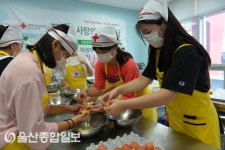 청량중학교 학생자치활동회, 사랑의 제빵봉사활동 실시