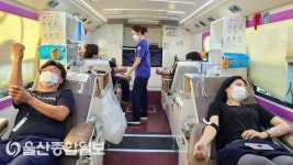 울산 북구 매곡동 드림인시티에일린의뜰2차, 생명나눔 헌혈릴레이 동참