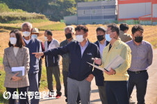 이선호 울주군수, 웅촌면 관동마을회관 민원 현장 방문