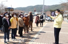 주낙영 경주시장, ‘암곡동 마을안길 확장’현장 방문