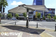 울산 남구, 횡단보도 보행자 편의 위한 여름철 폭염 그늘막 운영
