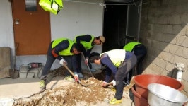 강진 군동면 청년회원들 재능 나눔 훈훈