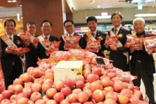 영ㆍ호남 화합 사과 드세요