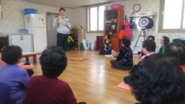 목포경찰, 어르신교통안전지킴이와 교통안전교육