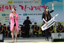 실버연예예술단의 축하 공연