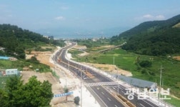 여수시, 미평~만흥 도로 착공 3년만에 개통