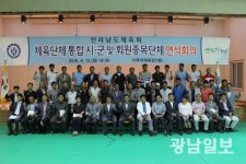 전남체육회, 통합 관련 연석회의 개최