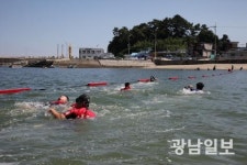 여수해경, 경찰관 바다수영능력 평가 실시