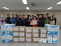 광산구시설관리공단 봉사단 월곡2동 주민 돕기