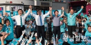 손학규, 절정으로 치닫는 6.13지방선거... 폭염속으로의 강행군