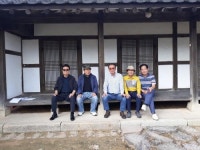 아천미술관 기획전 출품 앞두고 스케치 실시