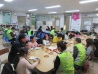 우산3관리소, 소외 이웃 초청 ‘설 명절 음식나눔’ 펼쳐