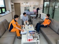 장성소방서, 24시간 운영 기업체 화재예방 지도방문