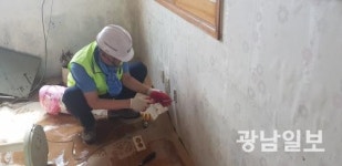 한국전기공사협회 전남도회, 곡성서 수해복구 지원