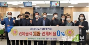 동곡농협, 연체비율 ‘0%’ 달성