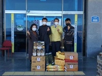 이현창 도의원, 설맞이 소외 어르신 위문