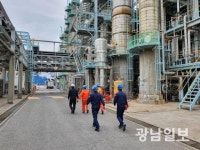 여수소방서, 여수산단 대정비 대형공사장 안전관리 점검
